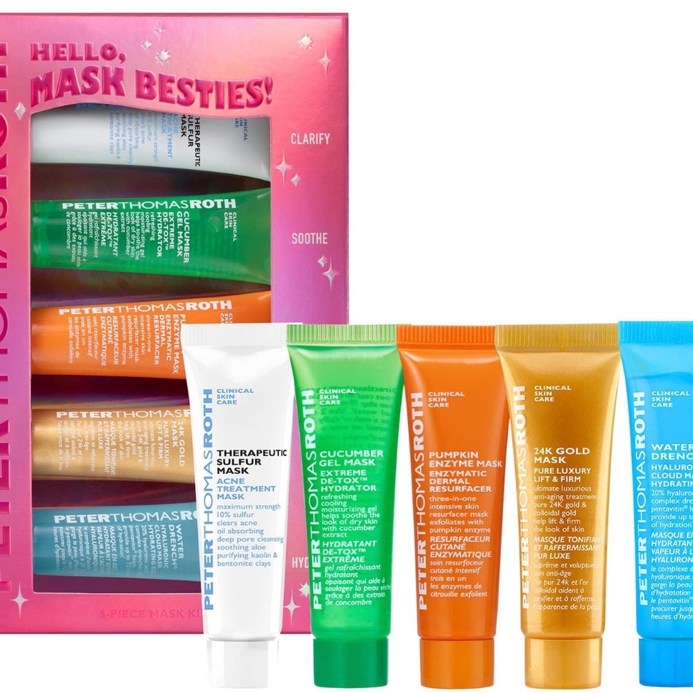 PETER THOMAS ROTH Hello, Mask Besties! 5-Piece Skin Care